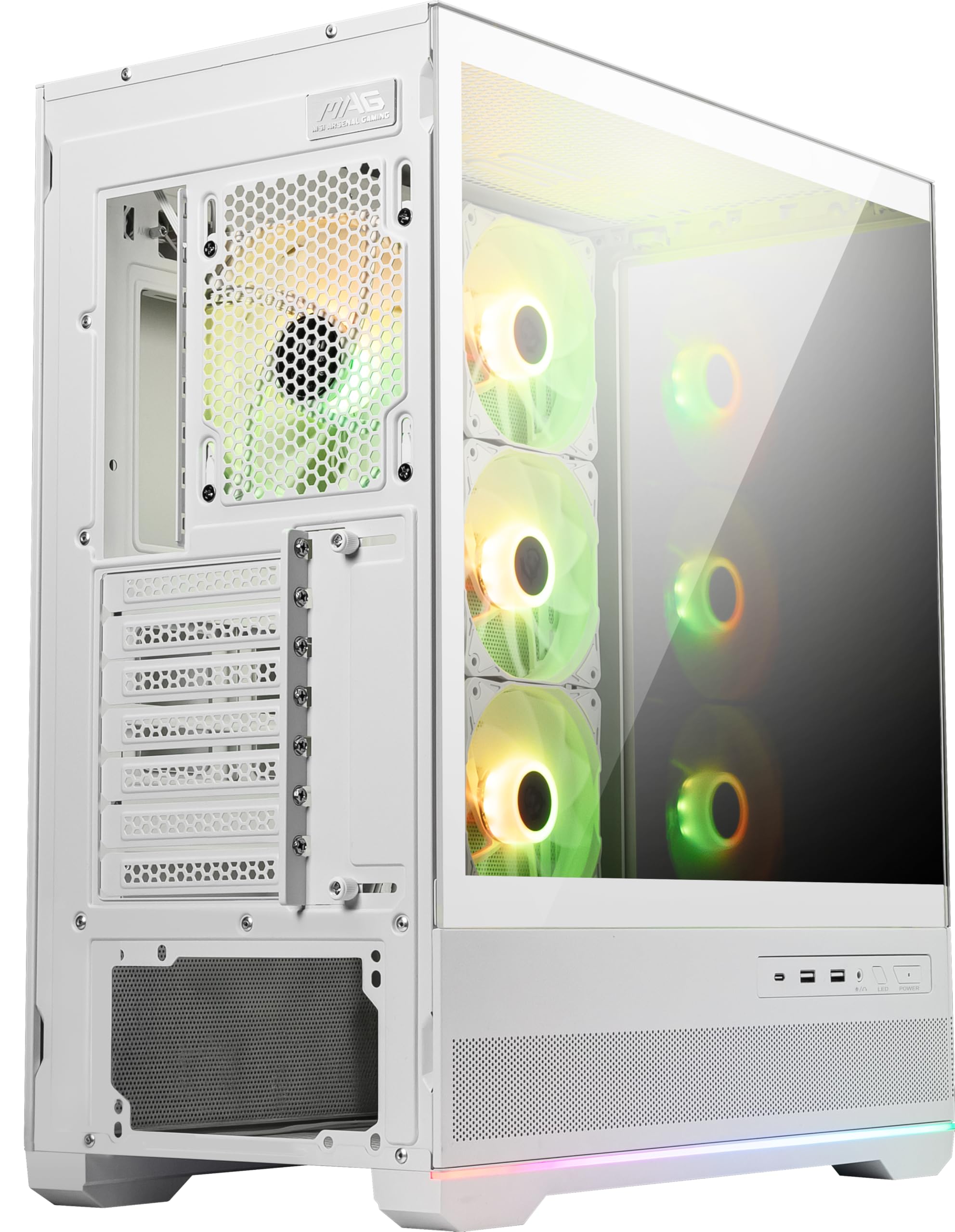 MSI MAG PANO 110R PZ - ミッドタワーゲーミングPCケース Amazon.co.jp: MSI MAG PANO 110R PZ ホワイト - ミッドタワー